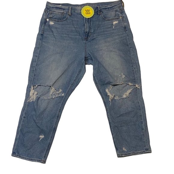 Destroyed Mom Jeans by American Eagle Outfitters 14 - Picture 3 of 13